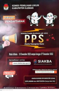 REKRUTMEN BADAN AD HOC PANITIA PEMUNGUTAB SUARA (PPS)