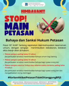 Himbauan Kepada Warga Kalurahan Merdikorejo : Stop Main Petasan!!!