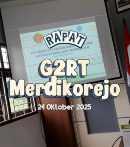 Rapat G2RT Kalurahan Merdikorejo
