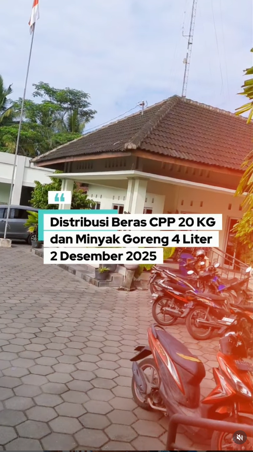 Distribusi Beras CPP 20 Kg dan Minyak Goreng 4 Liter 725 KPM