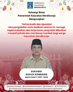 Selamat Purna Jabatan Kepada Bpk Sukardi Sebagai Dukuh Kembang Masa Bakti 1987-2025