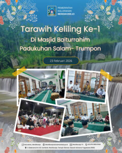 🌙✨ Tarawih Keliling Forkompim Kapanewon Tempel di Kalurahan Merdikorejo ✨🌙