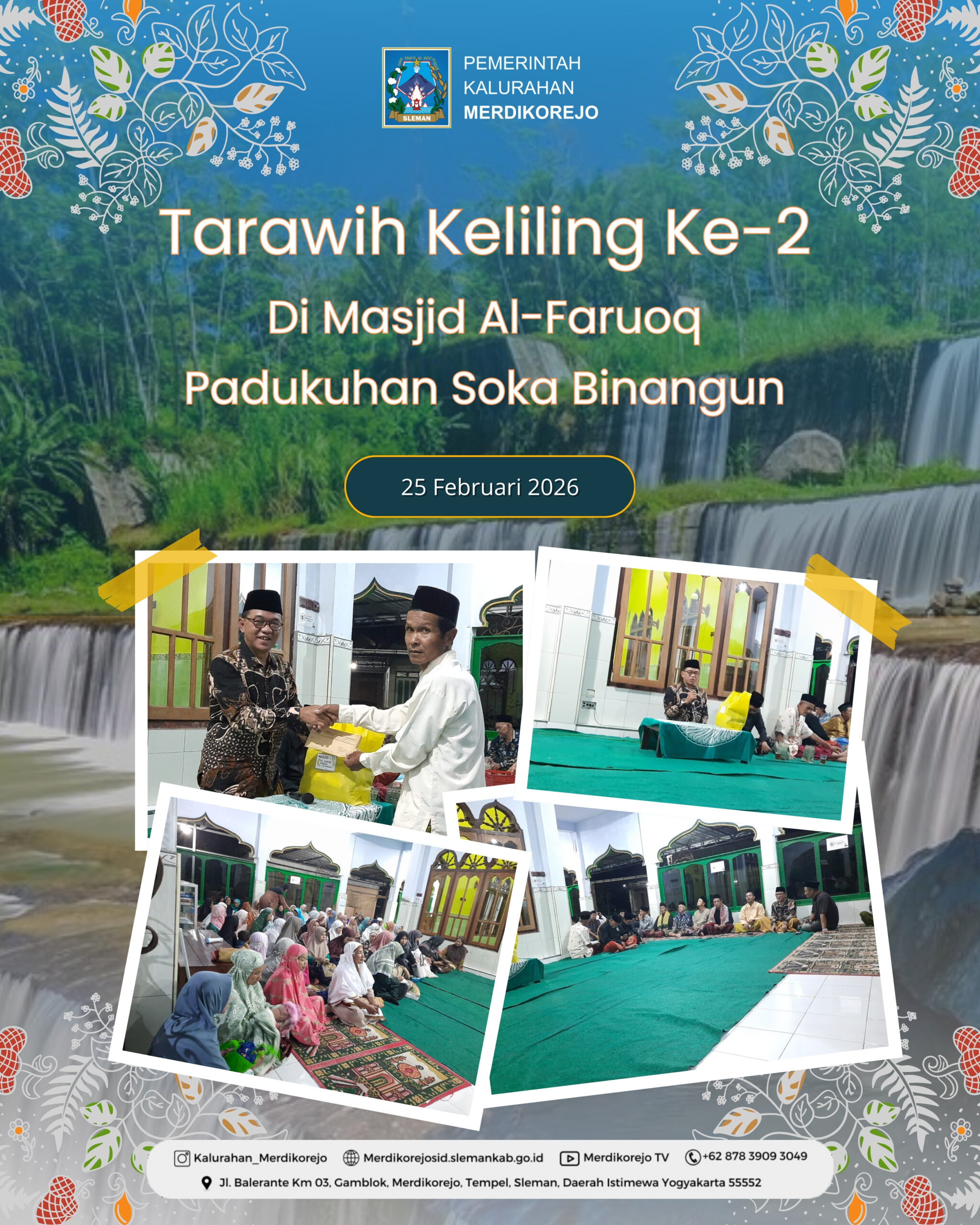 ✨ Tarawih Keliling Pemerintah Kalurahan Merdikorejo ✨🌙