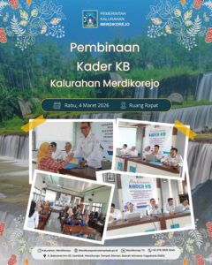 📌 Kegiatan Pembinaan Kader KB Kalurahan Merdikorejo