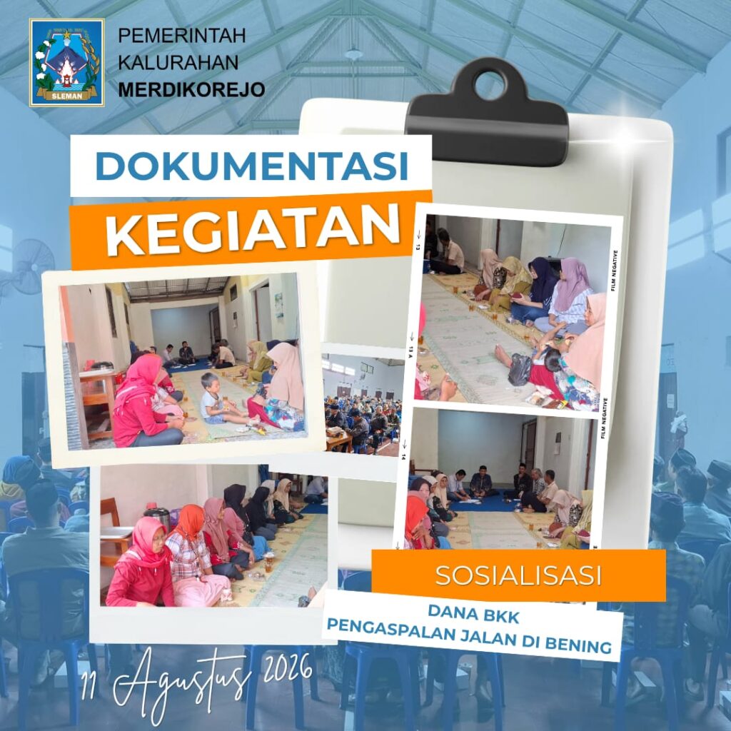 📢 SOSIALISASI DANA BKK PENGASPALAN JALAN PADUKUHAN BENING