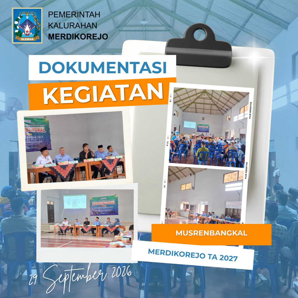 📌 Musrenbangkal Kalurahan Merdikorejo Tahun 2026