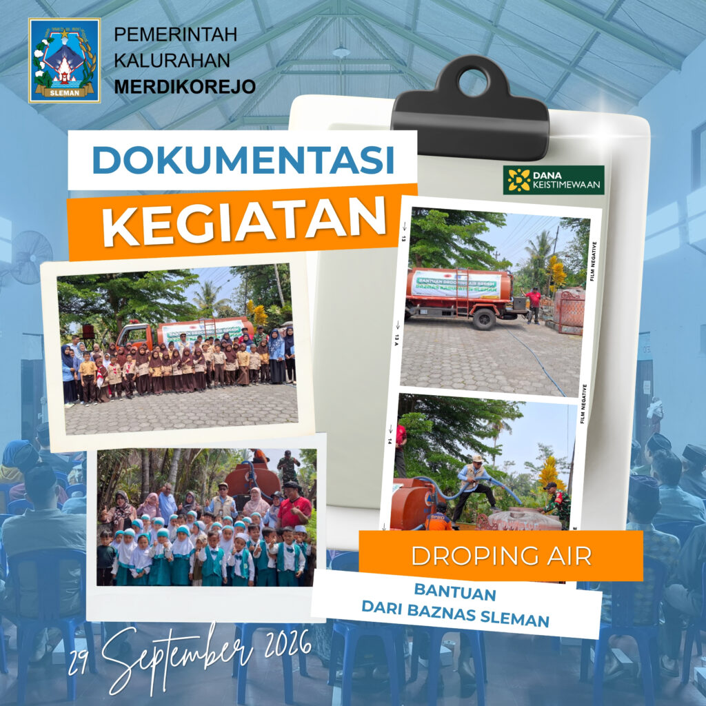 💧 Droping Air Bersih Bantuan BAZNAS Kabupaten Sleman